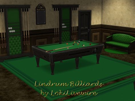 The Sims Resource - Lindrum Billiards Room Bloxburg Pool Table, Sims 4 Pool Table Cc, Vintage Billiards Room, Pool Table Sims 4 Cc, English Billiards Room, Sims 4 Pool Table, Victorian Billiard Room, Billard Table, Billiard Table Cloth