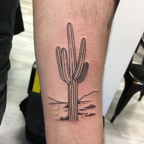 Simple Cactus Tattoo, Saguaro Cactus Tattoo, Saguaro Tattoo, Tattoo Cactus, Desert Tattoo, Cowboy Artwork, Healed Tattoo, White Cactus, Crochet Waffle Stitch