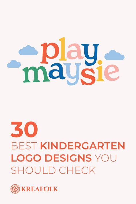 Preschool Graphic Design, Kindergarten Graphic Design, Montessori Branding, School Logo Design Ideas Brand Identity, Preschool Logo Design Ideas, Childcare Branding, Montessori Logo, Parenting Logo, Preschool Branding