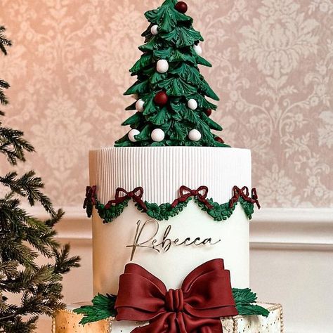 Cake Sisters Pace on Instagram: "Hello December🎄 #cakesisterspace #cakesisterspaceinspiration" Birthday Cake Christmas, Cake Christmas Design, Cake Decorating Christmas, Christmas Cake Decoration Ideas, December Birthday Cake, Christmas Cakes 2022, Christmas Wreath Cake, Christmas Cakes, Wreath Cake Christmas