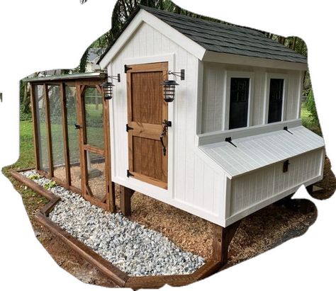 Chicken Coop Designs With Garden, Chicken Coop In Backyard, Backyard Hen House, Hen House Ideas Diy, Chicken Coop Ideas Farmhouse, Chicken Coop Next To House, Chicken Coop Ideas Modern, Garden Design With Chicken Coop, Chicken Coop On Slope