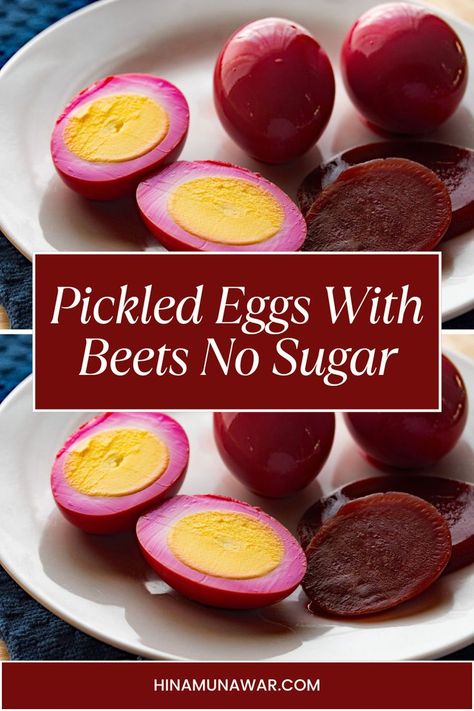 Pickled Eggs and Beets Pickled Beets And Eggs Recipes, Pickled Eggs Recipe Beets, Pickled Eggs With Beets, Pickled Eggs And Beets, Beet Pickled Eggs, Pickled Beets And Eggs, Spicy Pickled Eggs, Pickled Eggs Recipe, Red Beer