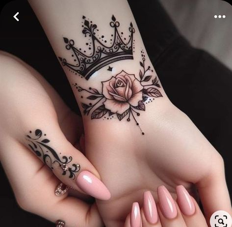 Tattoos To Represent Family, Rose Tattoos For Women, Hand And Finger Tattoos, Pretty Hand Tattoos, Mommy Tattoos, Tattoos For Women Flowers, Tasteful Tattoos, Pretty Tattoos For Women, Hand Tattoos For Women