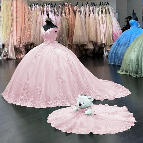 Why do you like Simple Quinceañera Dresses? – MyChicDress Quince Dresses Pink And White, Dama Dresses For Quince Pink, Baby Pink Quince Dresses, Pretty Quinceanera Dresses Pink, Pink Quinceanera Dresses With Sleeves, Baby Pink Quince Dress, Pink Sweet Sixteen Dresses, Blush Pink Quince Dress, Light Pink Quince