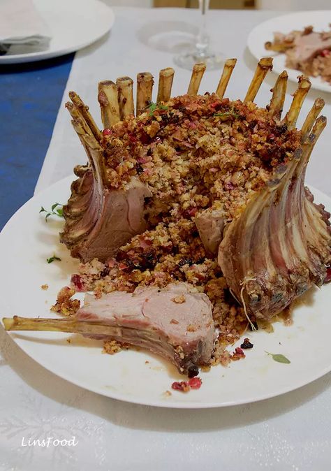 Crown Rack Of Lamb, Crown Roast Of Lamb, Baked Lamb Recipes, Crown Pork Roast Recipes, Lamb Racks, Lamb Cutlets Recipe, Lamb Recipes Oven, Dinner Classics, Fusion Cooking