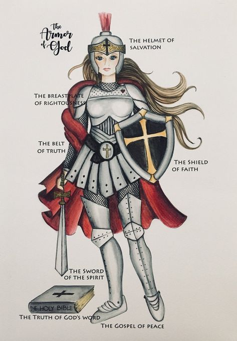 God's Weapons for God's Women! August 20, 2021 Bible Pic, Armor Of God Tattoo, Belt Of Truth, The Armor Of God, Ephesians 6 10, Gods Princess, Shield Of Faith, God Tattoos, Simple Prayers