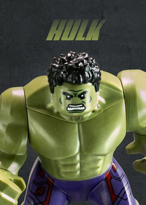 Hulk Poster Lego - Lego prints Lego Hulk, Hulk Poster, Hulk Movie, Poster Marvel, Board Crafts, Marvel Hulk, Thanos Marvel, Lego Super Heroes, Lego Lego