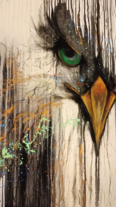 Bird Painting Acrylic, Animal Paintings Acrylic, Eagle Wall Art, Eagle Painting, Abstract Painting Techniques, Eagle Art, Animal Portraits Art, Soyut Sanat Tabloları, Diy Canvas Art Painting