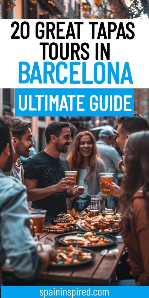 Immerse yourself in the vibrant food scene of Barcelona city with a tapas tour that showcases the best local flavors. This article provides valuable Spain travel tips to ensure you get the most out of your culinary adventure. Whether you're on a Barcelona vacation or fitting it into a broader Spain itinerary, these tours are perfect for foodies. Get tips and tricks for Barcelona to avoid common tourist traps and enjoy an authentic experience. Make sure to add this to your Spain bucket list for a Barcelona Tapas, Barcelona Vacation, Spain Bucket List, Best Tapas, Vibrant Food, Barcelona Food, Spain Itinerary, Tapas Restaurant, Tapas Dishes