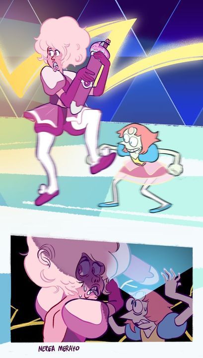 Pink Diamond Fanart Steven Universe, The Pearls Steven Universe, Steven Universe Pink Steven Fanart, Steven Universe Pink Steven, Pearl X Pink Diamond, Steven And Pink Diamond, Pink Diamond And Steven, The Diamonds Steven Universe, Pink Diamond Fanart