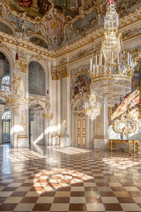 Beast Aesthetic, Nymphenburg Palace, Parisian Apartment Decor, French Country Decorating Bedroom, French Palace, Palace Interior, Castle Aesthetic, French Castles, French Country Bedrooms