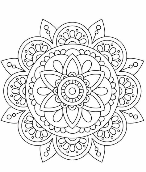 Easy Mandala Drawing Simple, Letter Mandala, Beginner Mandala, Sketch Mandala, Therapy Aesthetic, Mandalas For Kids, Aesthetic Mandala, Creative Mandala, Patterns Mandala