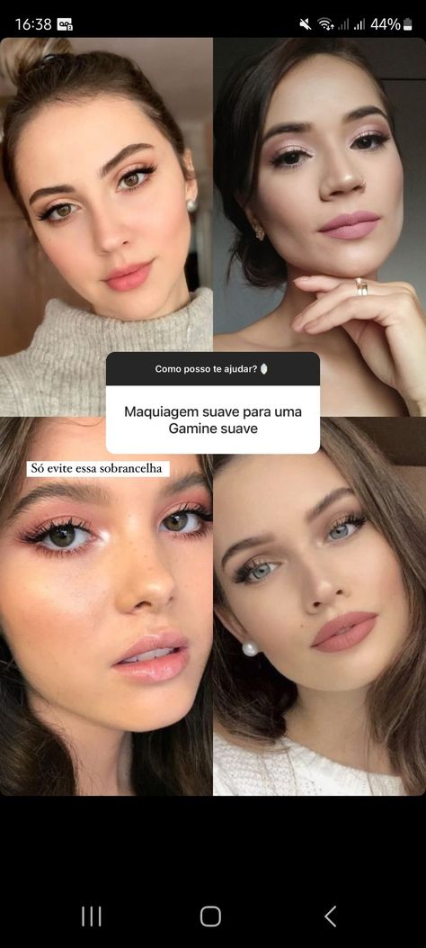 Soft Gamine Makeup, Gamine Face, Gamine Makeup, Soft Gamine, Natural Makeup, Makeup Looks, Makeup, Beauty, Make Up Looks