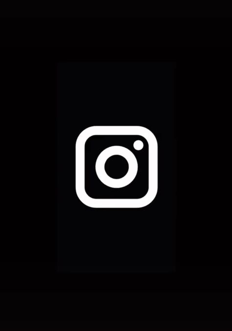 Black insta icon Black Screen Logo Design, Insta Black Icon, Insta Logo Aesthetic, Insta Icon Black, Instagram Black Logo, Instagram Ios Icon, Shortcuts App Icons Black, Instagram Black Icon, Black And White Instagram Icon