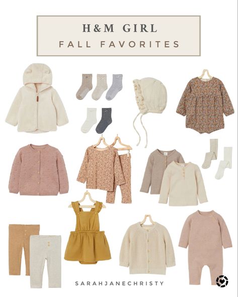 Neutral Baby Girl Clothes, Clothes For Fall, Fall Winter Capsule Wardrobe, Neutral Capsule Wardrobe, Fall Baby Clothes, H&m Baby, Neutral Baby Clothes