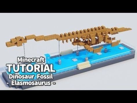 Minecraft Dinosaur Statue, Minecraft Dinosaur Skeleton Build, Minecraft Smelting Area, Minecraft Dinosaur Enclosure, Minecraft Dinosaur Skeleton, Minecraft Fossil Builds, Minecraft Dinosaur Build, Minecraft Skeleton Build, Minecraft Museum Ideas