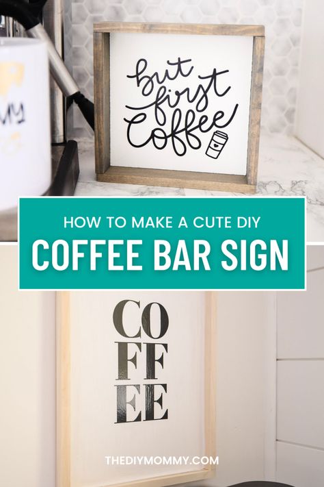 How to Keep Towels White & Fluffy | The DIY Mommy Making Coffee At Home, Bar Signs Diy, Planter Box Centerpiece, Diy Mommy, Spring Planter, Diy Coffee Bar, How To Use Cricut, Painting Tile Floors, Coffee Bar Sign