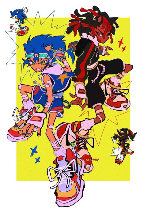 Sonic X Shadow Human, Human Shadow, Shadow Sonic, Hedgehog Art, Sonic And Shadow, Sonic Boom, Sonic Fan Art, Arte Inspo, Sonic Art