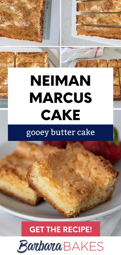 Cake Mix Butter Cake, Boxed Cake Recipes Ideas, No Name Cake Recipe, Norman Marcus Cake, Neiman Marcus Recipes, Deserts Using Cake Mixes, Newman Marcus Cake, Neimus Marcus Cake, Recipes With White Cake Mix Boxes Simple