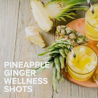 Meredith Shirk & Svelte Training - Take your mornings to the next level with this Pineapple Ginger Shot! 🍍 Super easy to make your own wellness shots at home that will be cheaper, and way more delicious! ⚡⚡ This recipe makes about 2 cups worth! 📲 Save this recipe for later! 📲 Ingredients: ➖ 1 cup fresh pineapple, cubed (you could also sub for pineapple juice) ➖ 1 cup coconut water ➖ 2 tbsp fresh ginger, minced ➖ 1/2 lemon, juiced (about 2-3 tbsp) ➖ 2 tsp fresh turmeric, minced ➖ Sprinkle of pepper (this boosts the absorption by 2000%) ➖ 1-2 tbsp local honey (optional, adds more sweetness) Directions: Combine all ingredients in a high powered blender. Blend for 30 seconds to a minute. Using a wide mouthed container and mesh strainer, strain mixture. Take a small spoon or spatula to he Foods That Increase Metabolism, Svelte Training, Fat Flush Recipes, Meredith Shirk, Metabolic Diet Recipes, Fat Burning Smoothie Recipes, Pineapple Ginger, Ginger Drink, Metabolism Boosting Foods