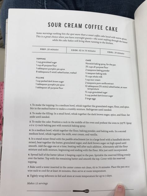 ***Sour Cream Coffee Cake ~ Joanna Gaines Magnolia Coffee Cake, Joanna Gaines Coffee Cake, Johanna Gaines Recipes, Magnolia Cookbook, Flea Market Flips, Magnolia Recipes, Magnolia Farms Fixer Upper, Jo Gaines, Magnolia Table Recipes