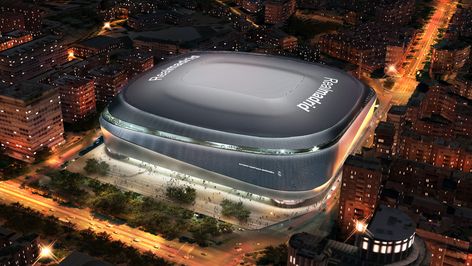 Real Madrid Wallpapers, Stadium Design, Soccer Stadium, Madrid Wallpaper, Santiago Bernabeu, مانشستر سيتي, Sports Stadium, Football Stadiums, American Sports