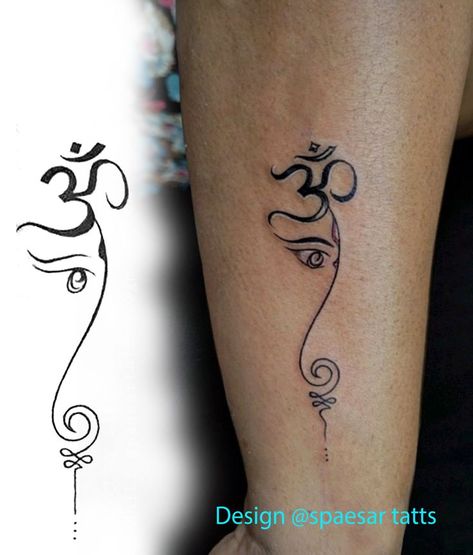 Mandala Tattoos For Women, Ganesh Tattoo, Fitness Tattoo, Om Tattoo Design, Unique Small Tattoo, Ganesha Tattoo, Hand And Finger Tattoos, Unalome Tattoo, Shiva Tattoo Design