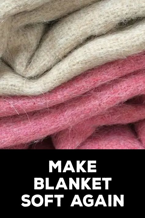 How to Make Blanket Soft Again How To Make Blankets Soft Again, Handy Crafts Ideas, Barefoot Dreams Blanket, Creative Art Projects, Fabric Softener Sheets, Home Tips And Tricks, Chenille Blanket, Make Blanket, Fuzzy Blanket