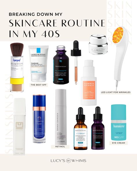 Skin Care Routine Steps Over 40, 40 Skin Care Over 40, 40s Skin Care, Best Skincare Products For 40s, Best Skincare Routine Late 30s, Skincare In Your 40s Anti Aging, Skincare At 40, Night Time Skin Care Routine Over 40, Skincare Over 40 Anti Aging