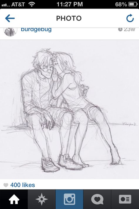 ... Whispering Drawing, Burdge Bug, Friends Fanart, Harry And Ginny, Couple Sketch, The Afterlife, Cute Couple Drawings, Lily James, Fan Art Drawing