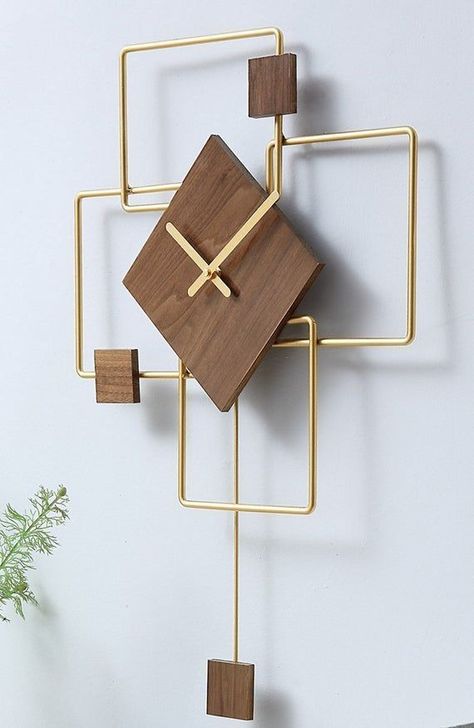 Modern Clock Design, Modern Wall Clock Design, Wall Clock Decor Ideas, Wall Clock Design Ideas, Clock Decor Ideas, Wood Clock Design, Clock Design Ideas, Large Wall Clock Modern, Wall Clocks Living Room