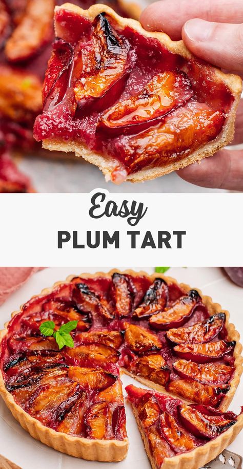 Plum Tart Recipes Ina Garten, Italian Plum Tart, Plum Desert Ideas, Vegan Plum Tart, Plum Tart Recipes Simple, Vegan Plum Recipes, Plum Recipes Vegan, Plum Tart Recipes, What To Do With Plums