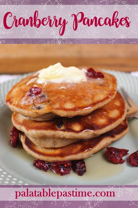 Cranberry Pancakes use up leftover Thanksgiving jellied cranberry sauce in these fruity breakfast flapjacks. via @suelau1 Cranberry Pancakes, Fruity Breakfast, Breakfast Casserole French Toast, Cranberry Jelly, Jellied Cranberry Sauce, Leftover Thanksgiving, Thanksgiving Breakfast, Leftover Cranberry Sauce, Cranberry Bread