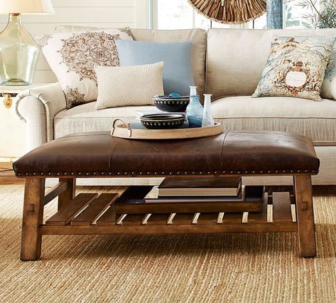 [AffiliateLink] 17 Most Pinned Leather Ottoman Coffee Table Insights You Never Thought Of #leatherottomancoffeetable Large Leather Ottoman, Leather Ottoman Coffee Table, Most Pinned, Pottery Barn Furniture, Ottoman Leather, Leather Coffee Table, Ottoman Coffee, Leather Bench, Ottoman Coffee Table