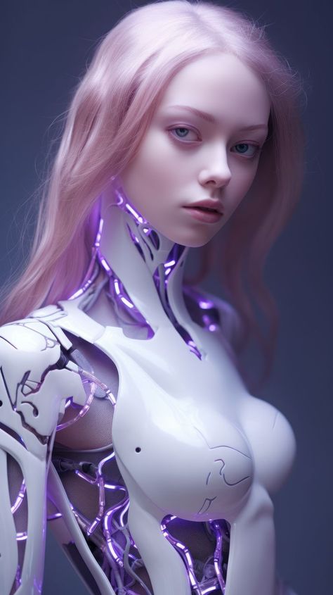 Beautiful cyborg woman, Futuristic AI Art Wallpaper Futuristic Phones, Wallpaper Awesome, Cyberpunk World, Android Backgrounds, Construction Fails, Cyberpunk Female, World Aesthetic, Cyborgs Art, Battle Angel Alita