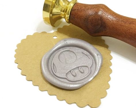 Hey, I found this really awesome Etsy listing at https://www.etsy.com/au/listing/719179003/mario-inspired-toad-toadstool-mushroom Letter Seal, Wax Seal Stamp Wedding, Toadstool Mushroom, Envelope Letter, Stamp Wedding, Envelope Lettering, Super Mario Party, Invitation Envelope, Seal Gifts