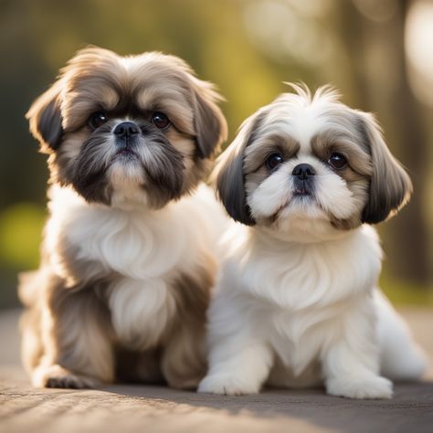 Consejos de aseo de tu perro Shih Tzu A muchos Shih Tzus se les corta el pelo en lo que se conoce como "corte de cachorro". Un corte de cachorro debe recortarse aproximadamente cada 4 a 6 semanas, pero por lo demás requiere menos mantenimiento que los estilos más largos. Los Shih Tzu que tienen mechones largos, como los que se ven en las exposiciones caninas, necesitan ser cepillados con más frecuencia. El cepillado regular ayuda a evitar que el cabello se enrede. Para peinar a los Shih Tzu d... Perro Shih Tzu, Hunter Gatherer, Shih Tzus, May 7, Shih Tzu, Dog Love, Cute Dogs, Puppies, Dogs