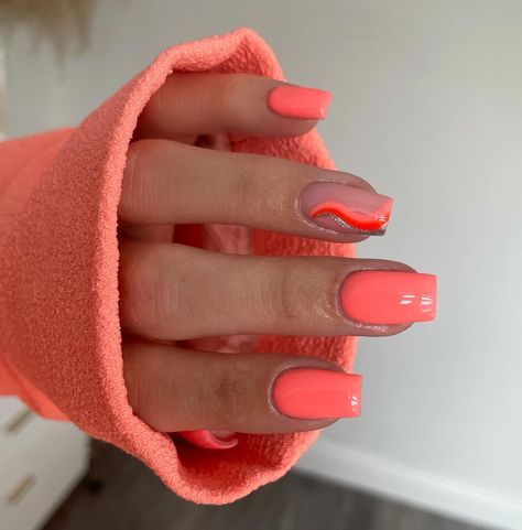 65 Cute 2023 Nail Colors to Inspire You 2023 Nail Colors, Uñas Color Coral, Summer Nails 2022 Color Trends, Coral Gel Nails, Nail 2022, Summer Nail Colors, Cute Nail Colors, Colors Pastel, Pastel Nail