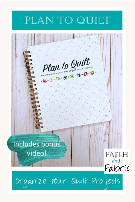 Do you have fabrics, patterns, and quilt notes all over your sewing studio? Let's get them organized with Plan to Quilt, the undated project planner designed for quilters! Quilt Project Planner, Quilt Journal, Journal Sheets, Quilt Planner, Quilt Book, Quilt Display, Sewing Creations, Quilt Magazine, Quilt Projects