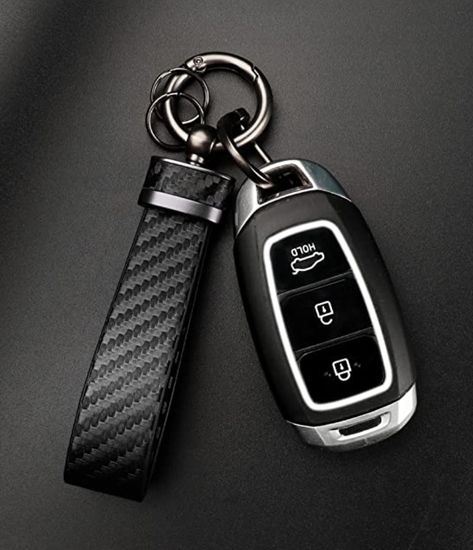 Turcee Carbon Fiber Car Keychain,Interior Accessories Keychains Leather Car Key Fob,Car Accessories Key Ring&Anti-Lost D-Ring(Black) Ladybug Pv, Car Accessories For Guys, Car Key Fob, Car Accessory, Fashion Diy, Ring Black, Car Keychain, Key Fobs, Car Keys