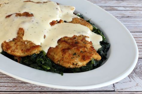 Chicken With Havarti Cheese Sauce Chicken Boneless Breast Recipes, Chicken Recipes Boneless, Crispy Chicken Tenders, Havarti Cheese, Sauce Chicken, Havarti, Breast Recipe, Chicken Cutlets, Breaded Chicken