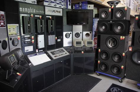 Car Audio Showroom Car Audio Store, Expo Stand, Car Audio Installation, Audio Installation, Mechanic Garage, Car Lot, Auto Parts Store, Car Audio, New Shop