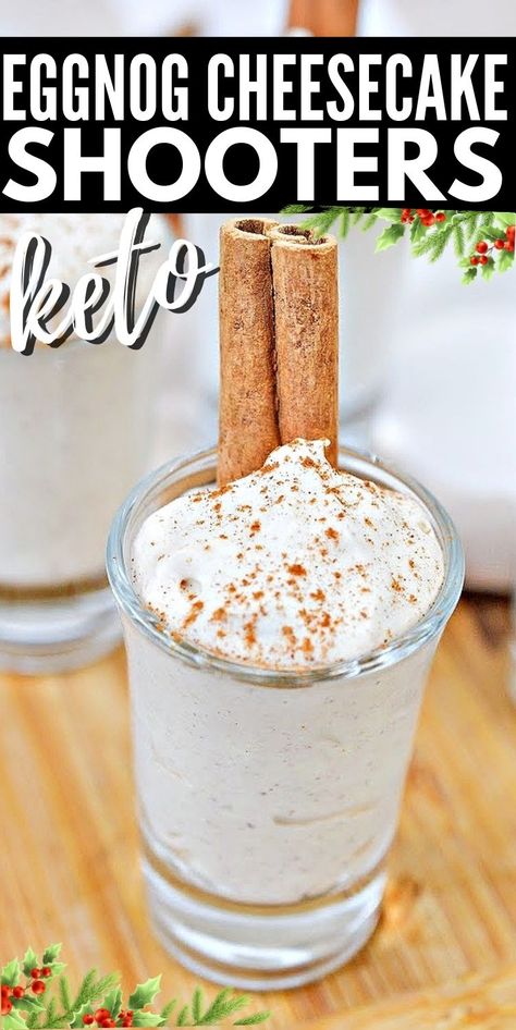 Almond Milk Eggnog Recipe, Keto Eggnog, Keto Holiday Recipes, Keto Thanksgiving, Low Carb Holiday, Keto Holiday, Keto Drinks, Low Carb Drinks, Keto Christmas