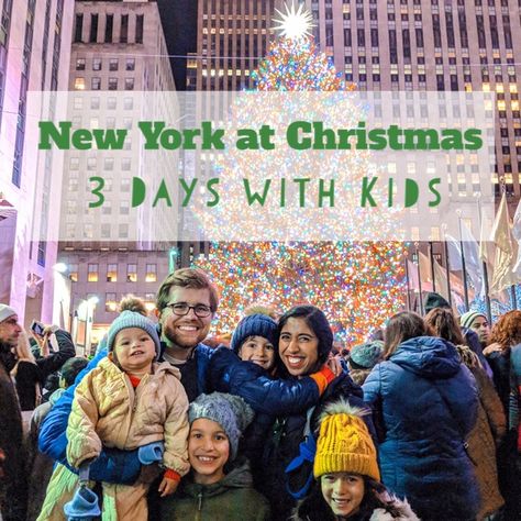 New York at Christmas: 3-Day Itinerary with Kids | Local Passport Family Nyc Christmas With Kids, New York At Christmas With Kids, Christmas In New York With Kids, Christmas In Nyc Itinerary, Nyc With Kids Christmas, New York Trip Planning Christmas, Family Trip To Nyc, Christmas Itinerary, New York With Kids