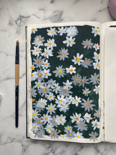 Sketch Pad Cover Ideas, Painted Sketchbook Cover, Acrylic Sketchbook, Sketchbook Painting, Sketchbook Cover, Aesthetic Journal, Sketch Pad, Drawing Stuff, Sketchbook Ideas