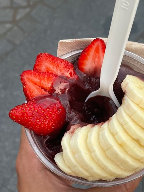 #acai #aesthetic #food #foodphotography #dessert Açai Aesthetic, Açaí Aesthetic, Acai Aesthetic, Dont Forget Me, Smoothie Bowl, I Love Food, Aesthetic Food, Summer Recipes, Acai Bowl