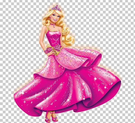 Barbie Princess Charm School, Barbie Png, Film Png, Ken Barbie Doll, Barbie Silhouette, Princess Illustration, Princess Charm School, Barbie Books, Barbie Drawing