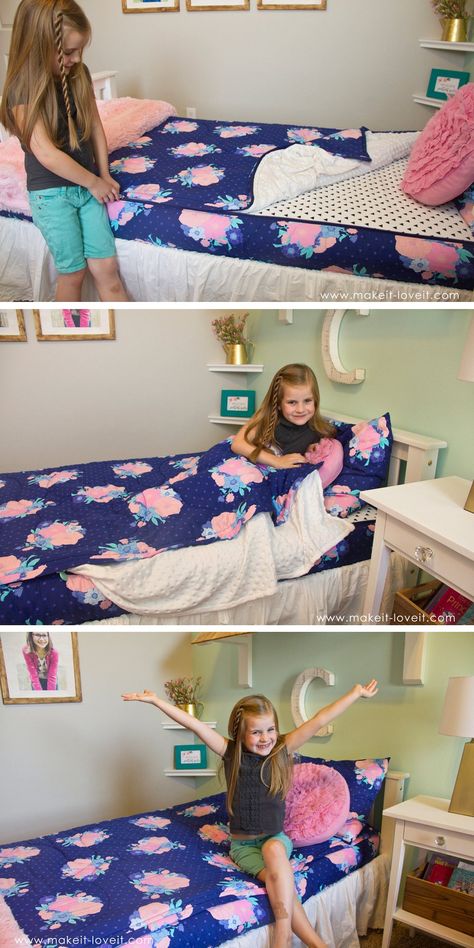 Zipper Bedding for my kids' beds.....best solution EVER!! | via www.makeit-loveit.com @beddysbeds Zip Up Bedding, Kids Bedroom Diy, Beddys Bedding, Zipper Bedding, Fabric Purse, Fabric Purses, Sewing Projects For Kids, Kids Ideas, Cute Home Decor