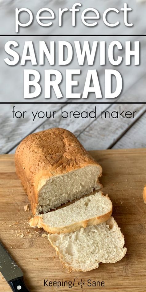 Bread Maker Sandwich Bread, Sandwich Bread Recipe For Bread Machine, Bread Machine Recipes Easy, Easy Sandwich Bread, Sandwhich Bread, Diet For Beginners Meal Plan, Easy Bread Machine Recipes, Sandwich Bread Recipe, Pizza Easy