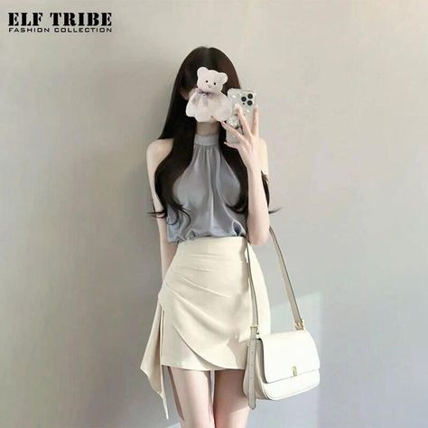 Cute Formal Outfits For Work, Japanese Outfits Formal, Lowkey Rich Outfit, Korean Outfits Elegant, Ulzzang Outfit Korean Style, Korean Party Outfit, Korean Fashion Dress Elegant, Comfy Trendy Outfits, Gaun Abad Pertengahan